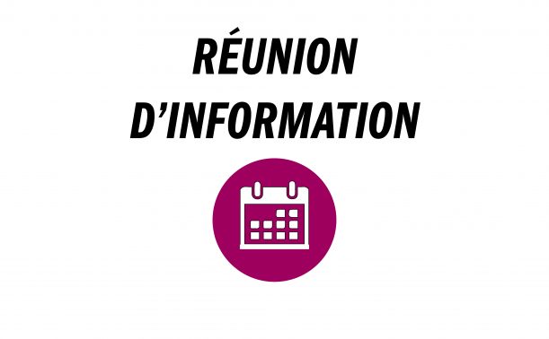Réunion d&rsquo;information